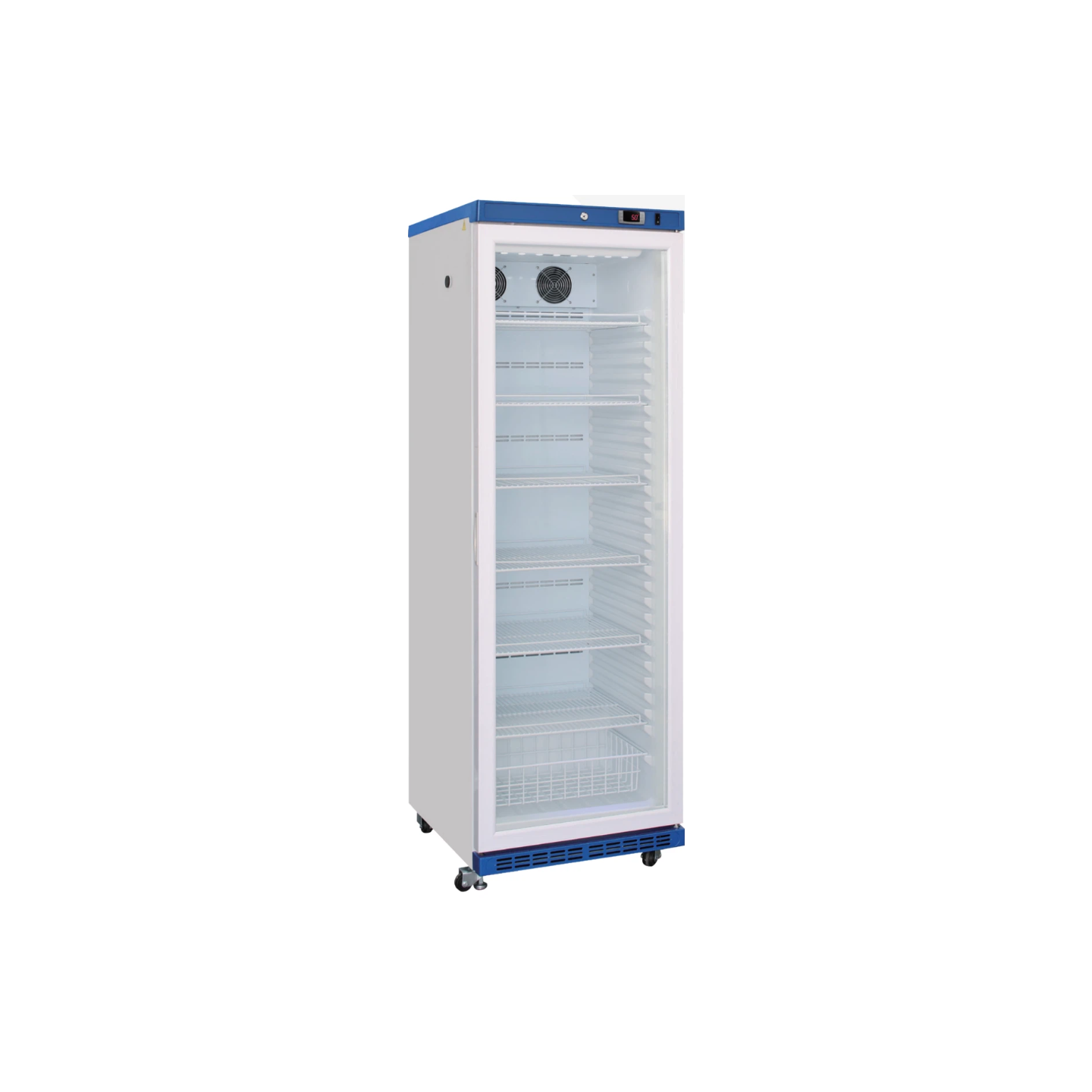 2-8℃ Upright Medical Glass Door Refrigerator